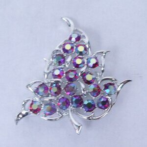 Sara Coventry Silver Maple Leaf Pin Brooch